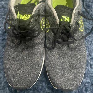 Zumba FOOTWEAR Z-Slides (GREEN AND GREY) SIZE 8.5